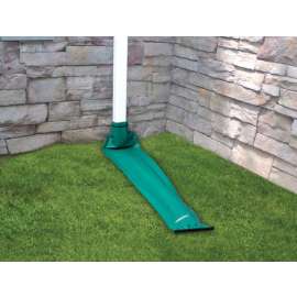 Frost King Drain Away 0.1 in. H X 9 in. W X 46 in. L Green Vinyl Downspout Extension