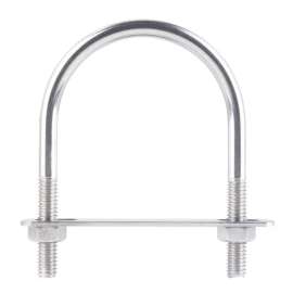 Hampton 5/16 in. X 2-1/2 in. W X 3-1/2 in. L Coarse Stainless Steel U-Bolt