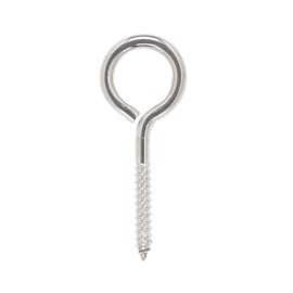 Hampton 3/8 in. X 4-1/2 in. L Stainless Stainless Steel Lag Thread Eyebolt
