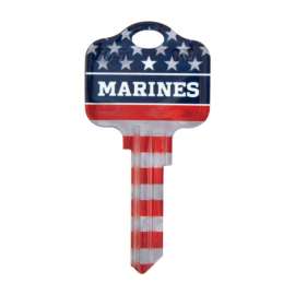 Kaba Ilco Kwikset Marines/Flag House/Office Key Blank Single