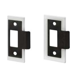 Prime-Line 3.75 in. H X 2.13 in. W X 0.22 in. D Bronze Door Catch Repair Kit
