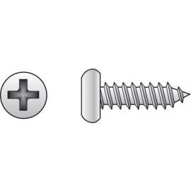 Hillman No. 10 X 3/4 in. L Phillips Pan Head Sheet Metal Screws 100 pk