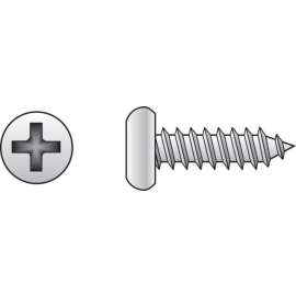 Hillman No. 12 X 1/2 in. L Phillips Pan Head Sheet Metal Screws 100 pk