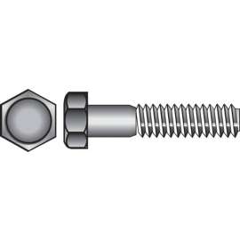 Hillman 5/16-18 in. D X 1 in. L Stainless Steel Hex Head Cap Screw 100 pk