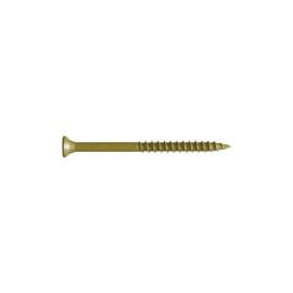FastenMaster GuardDog No. 10 X 2 in. L Gold Phillips/Square Bugle Head Deck Screws 350 pk