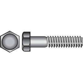 Hillman 3/8-16 in. D X 4 in. L Steel Hex Head Cap Screw 25 pk