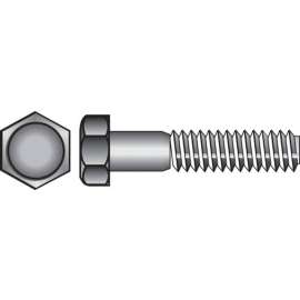 Hillman 3/8-16 in. D X 6 in. L Steel Hex Head Cap Screw 25 pk