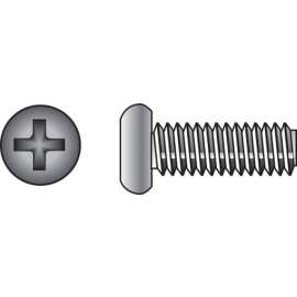 Hillman No. 8-32 X 3/4 in. L Phillips Pan Head Stainless Steel Machine Screws 100 pk