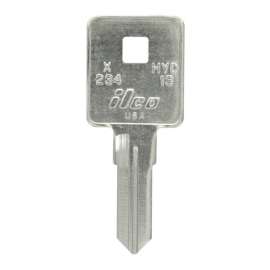 Hillman Motorcycle Key Blank HYD-13 Double For Harley