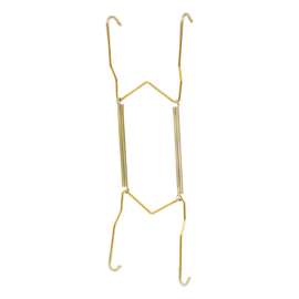 Hillman 11 in. Brass Plate Hanger