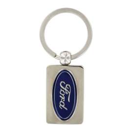 Hillman Ford Metal Blue Decorative Key Chain