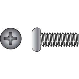 Hillman No. 1/4-20 X 1-1/2 in. L Phillips Flat Head Stainless Steel Machine Screws 100 pk