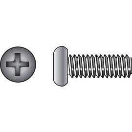 Hillman No. 10-24 X 2 in. L Phillips Flat Head Stainless Steel Machine Screws 100 pk