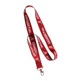 Hillman Alabama Crimson Tide Polyester Red/White Lanyard