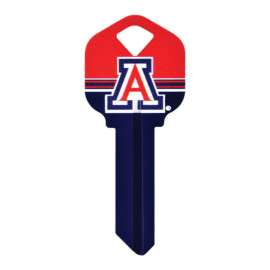 Hillman University of Arizona Painted Key House/Office Universal Key Blank 66 Single
