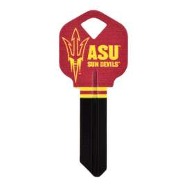 Hillman ASU Sun Devils Painted Key House/Office Universal Key Blank Single