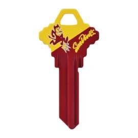 Hillman Arizona State Sun Devils Painted Key House/Office Universal Key Blank Single