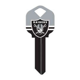 Hillman Oakland Raiders Painted Key House/Office Universal Key Blank Single