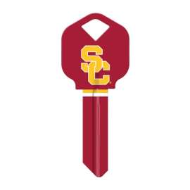 Hillman University of Southern California Painted Key House/Office Universal Key Blank Single