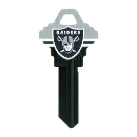 Hillman Oakland Raiders Painted Key House/Office Universal Key Blank Single