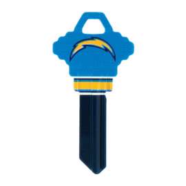 Hillman Los Angeles Chargers Painted Key House/Office Universal Key Blank Single