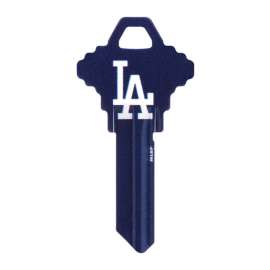 Hillman LA Dodgers Painted Key House/Office Universal Key Blank Single