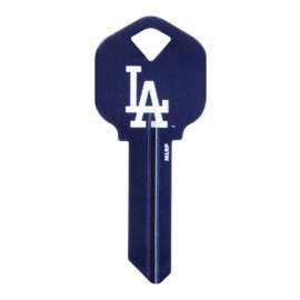 Hillman LA Dodgers Painted Key House/Office Universal Key Blank Single