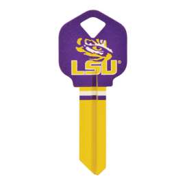 Hillman NCAA LSU Tigers House/Office Key Blank 66 KW1 Single For Kwikset Locks