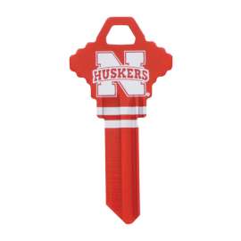 Hillman NCAA Huskers House/Office Key Blank 68 SC1 Single For Schlage