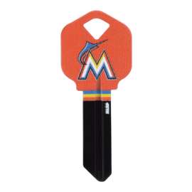 Hillman Miami Marlins Painted Key House/Office Universal Key Blank Single