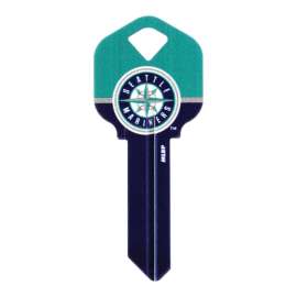 Hillman Seattle Mariners Painted Key House/Office Universal Key Blank Single