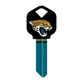 Hillman Jacksonville Jaguar Painted Key House/Office Universal Key Blank Single