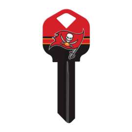 Hillman Tampa Bay Buccaneers Painted Key House/Office Universal Key Blank Single