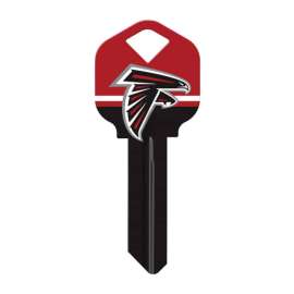 Hillman Altanta Falcons Painted Key House/Office Universal Key Blank Single