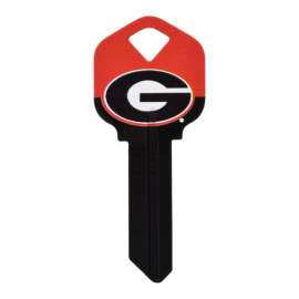 Hillman NCAA University of Georgia House/Office Key Blank 66 KW1 Single For Kwikset Locks