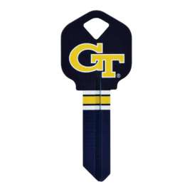 Hillman NCAA Georgia Tech House/Office Key Blank 66 KW1 Single For Kwikset Locks