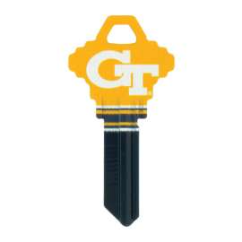 Hillman NCAA Georgia Tech House/Office Key Blank 68 SC1 Single For Schlage Locks