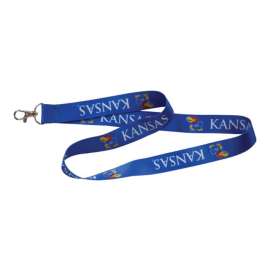 Hillman University of Kansas Polyester Multicolored Decorative Key Chain Lanyard