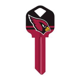 Hillman Arizona Cardinals Painted Key House/Office Universal Key Blank Single