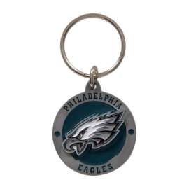 Hillman NFL Metal Black Key Chain