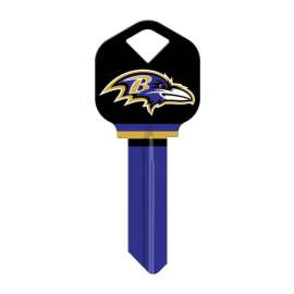Hillman Baltimore Ravens Painted Key House/Office Universal Key Blank Single