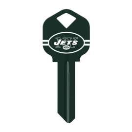 Hillman New York Jets Painted Key House/Office Universal Key Blank Single