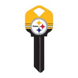 Hillman Pittsburgh Steelers Painted Key House/Office Universal Key Blank Single