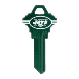 Hillman New York Jets Painted Key House/Office Universal Key Blank Single