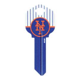 Hillman New York Mets Painted Key House/Office Universal Key Blank Single