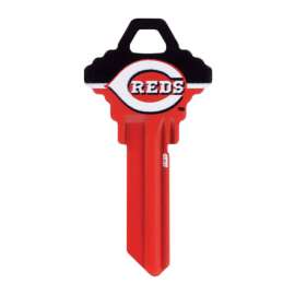 Hillman Cincinnati Reds Painted Key House/Office Universal Key Blank Single
