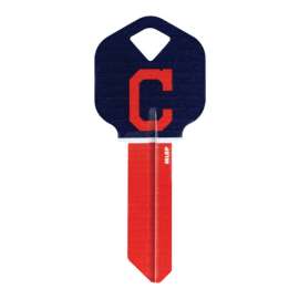 Hillman Cleveland Indians Painted Key House/Office Universal Key Blank Single