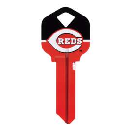 Hillman Cincinnati Reds Painted Key House/Office Universal Key Blank Single