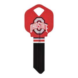 Hillman Ohio State Painted Key House/Office Universal Key Blank Single
