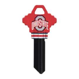 Hillman Ohio State Painted Key House/Office Universal Key Blank Single